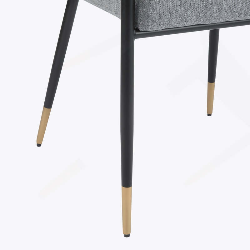 Chaise rembourrée Modern, Gris
