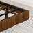 Queen Floating Bed Frame With Led Lights, Fluted Bed Frame Floating-1285772236