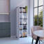 Armoire de cuisine avec cinq tablettes intérieures et extérieures-1530871646