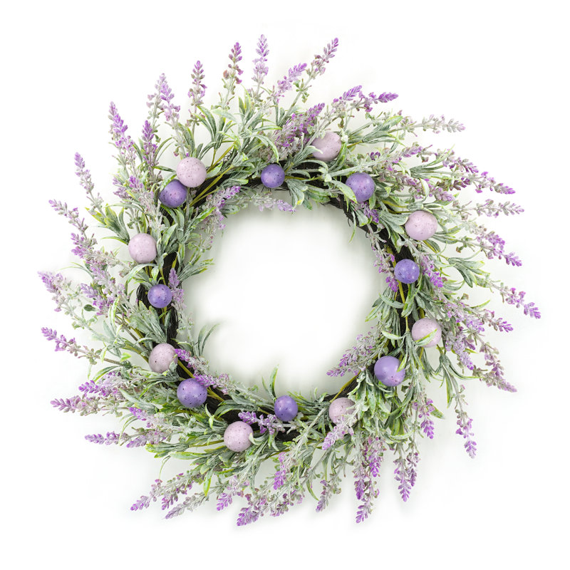Œuf mauve 22 po et couronne de printemps à Melbourne