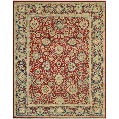 Vegetable-dyed Pak-Persian Chileska Burgundy Rug