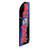 Double Sided 138'' H x 38'' W Polyester Feather Banner