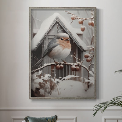 Art des Fêtes de Noël - série 2, reproduction encadrée - bois massif