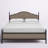 Alaja Upholstered Platform Metal Four Poster Bed-1572918638-1572918636