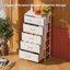 Commode 6 tiroirs pour commode de chambre blanche