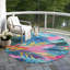 Tapis ciel intérieur / extérieur lavable à la machine Claudian ACN1497-103146836