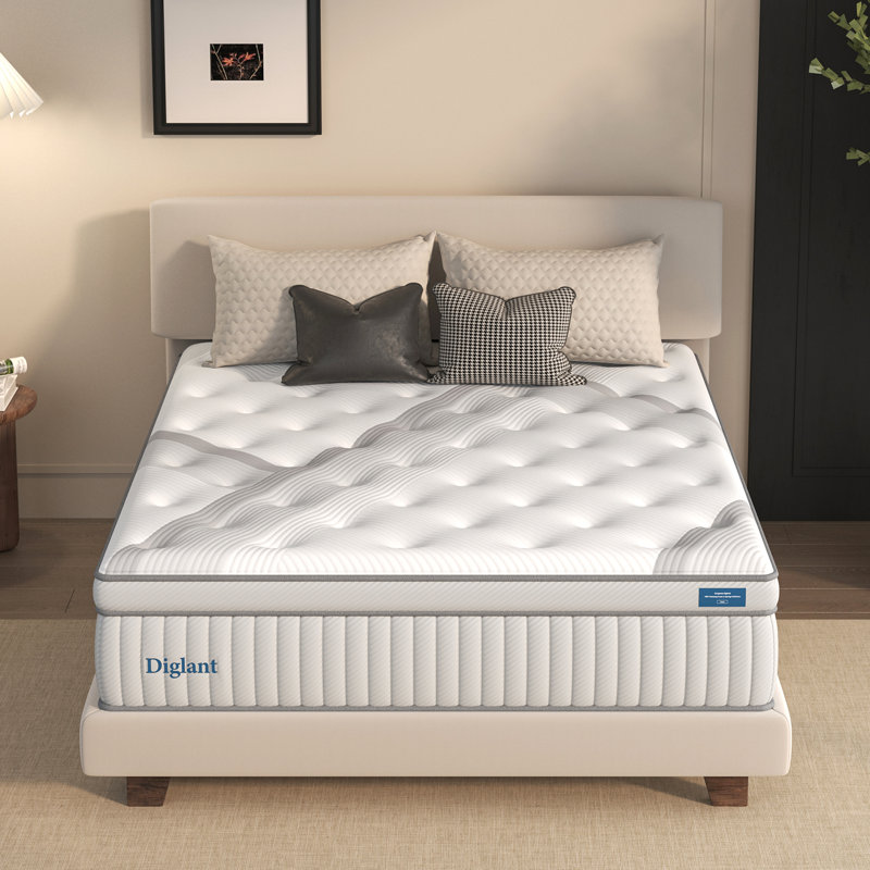 Lechepus 14" Medium Plush Memory Foam Hybrid Mattress, Twin XL
