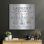  «Laundry Room» par Elizabeth Tyndall, art mural en métal, 24 po x 24 po