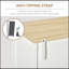 Armoire de rangement, buffet avec 2 tablettes réglables pour le salon, la chambre à coucher, armoire de rangement décorative pour la maison