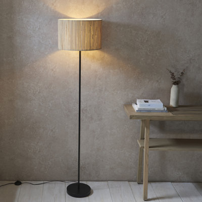 Avonlea 161.5cm Matt Black Traditional Floor Lamp