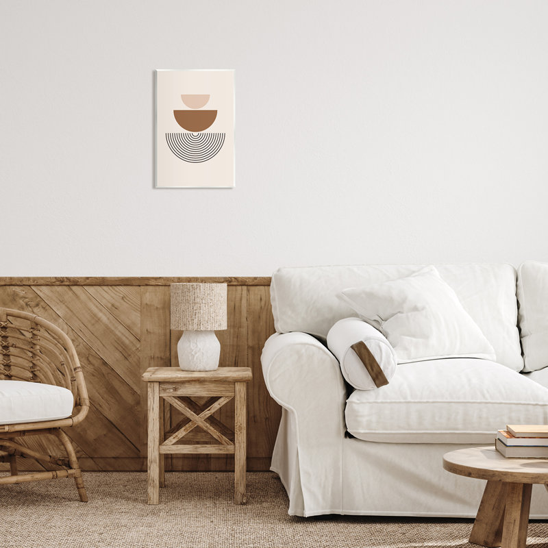 " Beige Boho Geometric ", 15" H x 10" W x 0.5" D