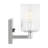 Luisa bath wall sconce with clear fluted glass shades-684034251-684034234