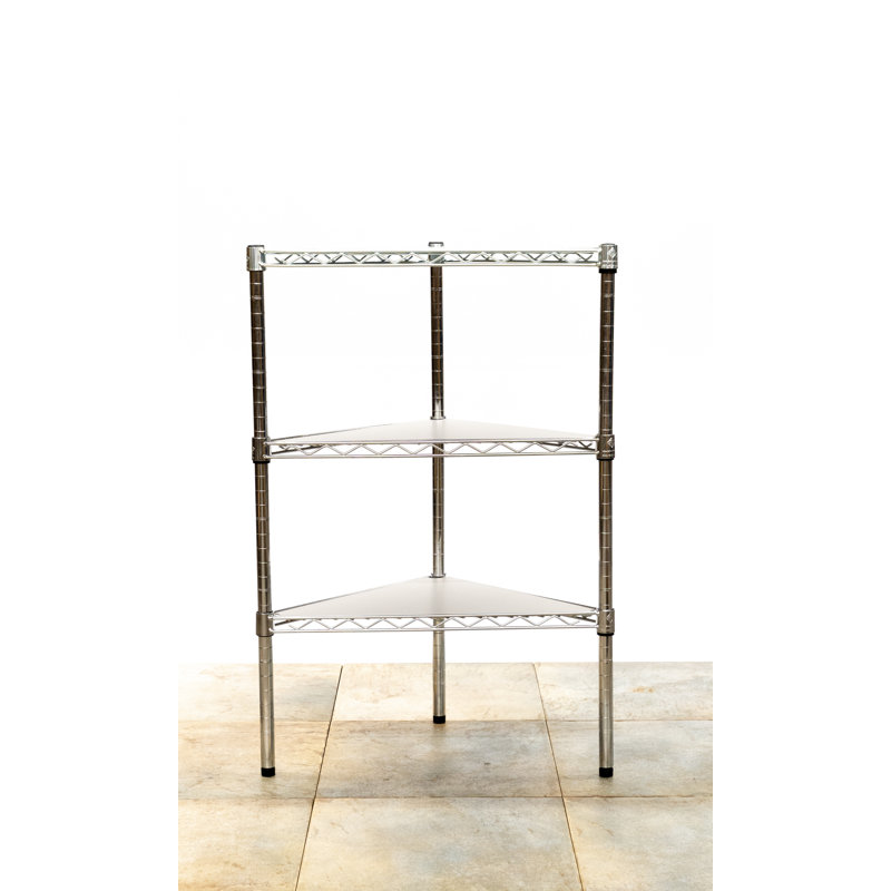 Triangle PVC Shelf Liner, Gray, 0.125" H x 18" W x 18" D