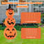 Citrouille d'Halloween pliable 3 lumières superposées illuminées