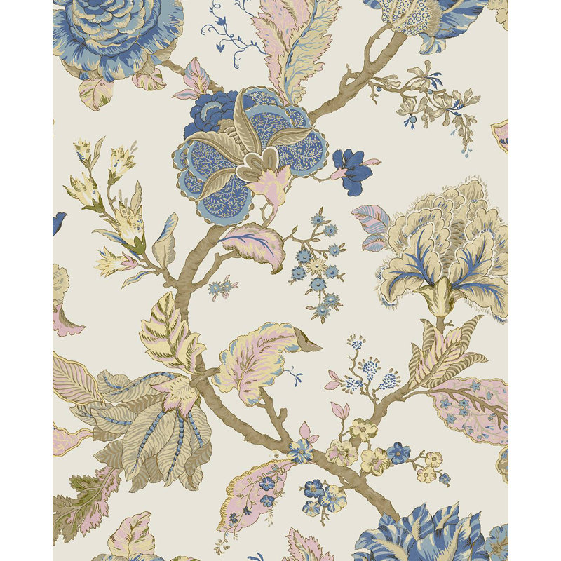 Papier peint floral Gorkis, Parchemin