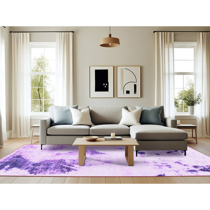 Tapis mauve Kaishon, Rectangle 6 pi x 9 pi
