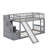 Twin Over Twin Bunk Bed With Slide-1032060410