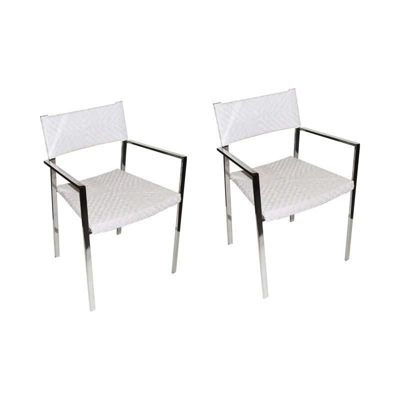 47cm H Armchair, White