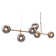 Lorette 6 - Light Dimmable Sputnik Sphere Chandelier