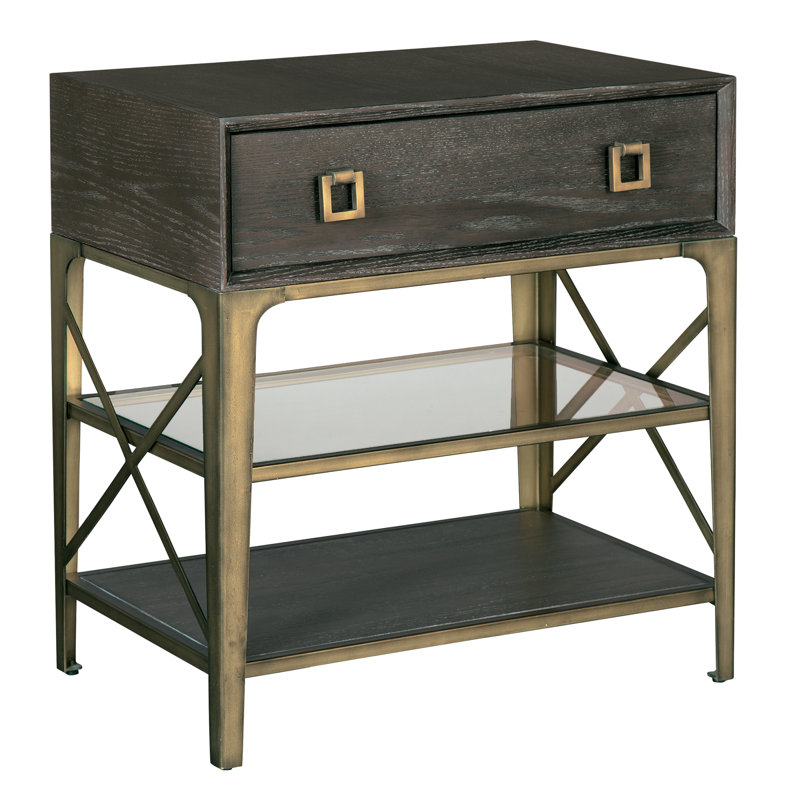 Parkhurst Single Drawer Nightstand, Edgewater Finish