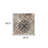 Tan Gray And Black Square Floral Medallion Stain Resistant Area Rug-1090445548