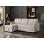 Canapé modulaire convertible rembourré avec méridienne coulissante-125983005