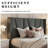 Canuto Upholstered Platform Bed with Wingback Headboard-2034028129-2034028128