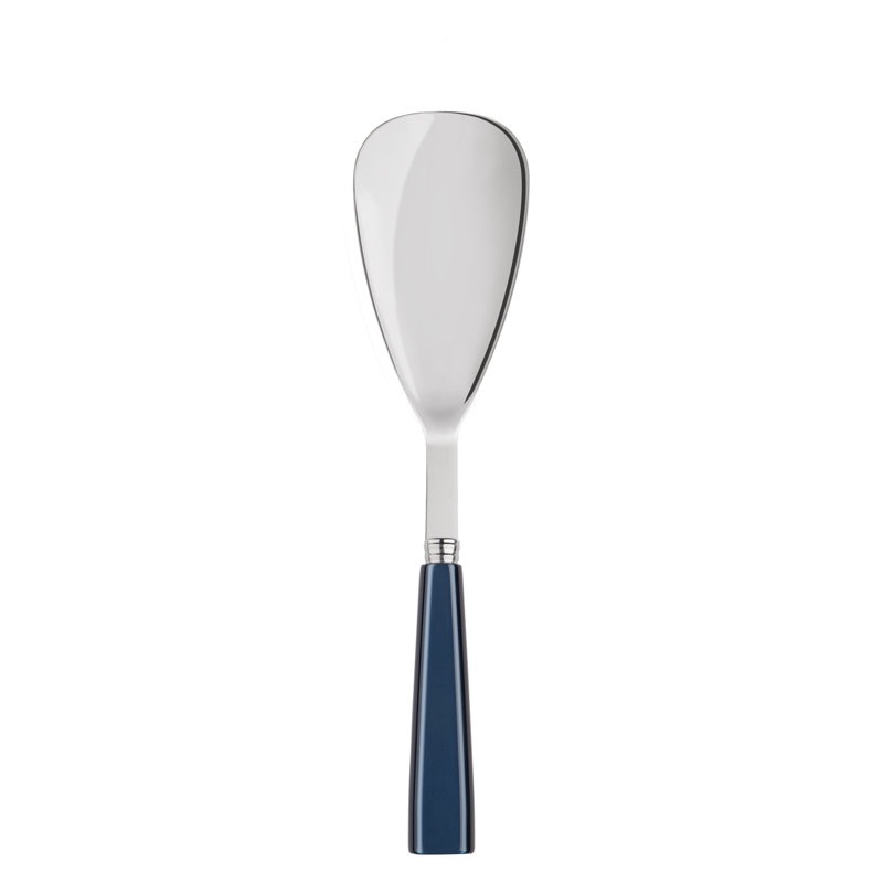 Icone Serving Spoon, Steel Blue