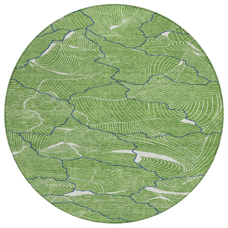 Tapis rond 8 po