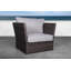 Ensemble de conversation en osier pour 3 personnes avec coussins Anndale-38014174