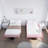 Bunk Bed With Ladder And High Guardrail, Able To Split, Metal Bunk Bed, Storage Space, Noise Free,Twin Over Twin Size,Pink-1550968819