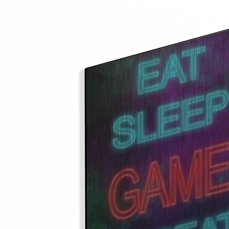 Ebern Designs «Game On 6» par Danhui Nai, art mural en métal, H 16 po x l 16 po