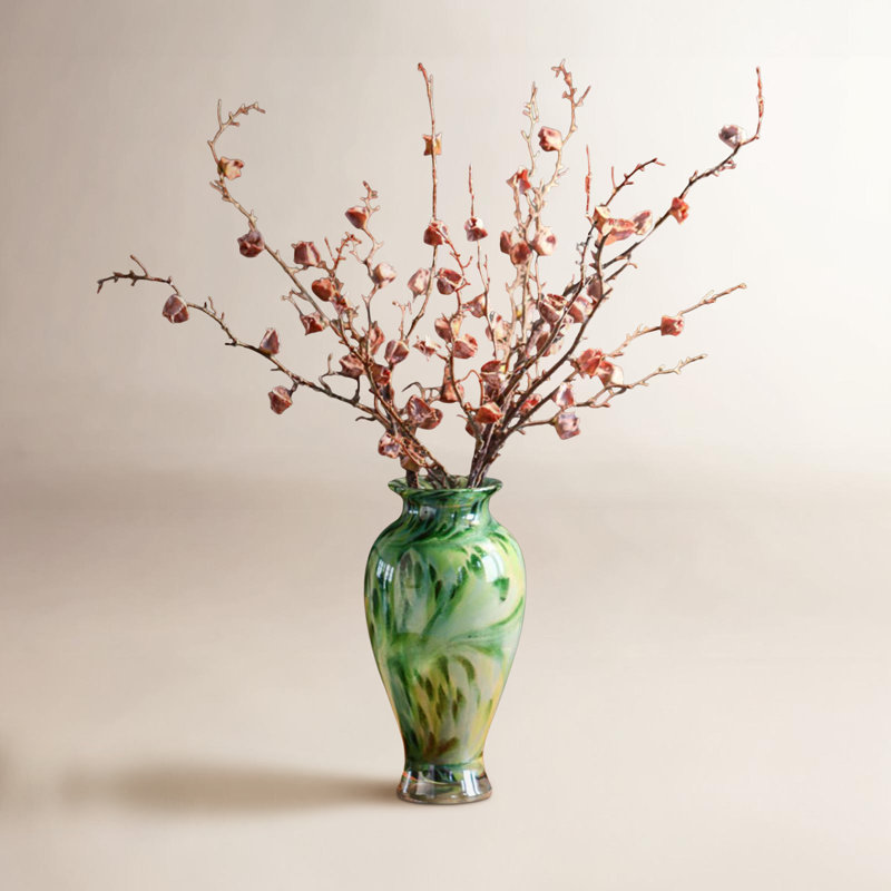 Sujin Dried Fruit Branch Stem 28" Tall, Brown