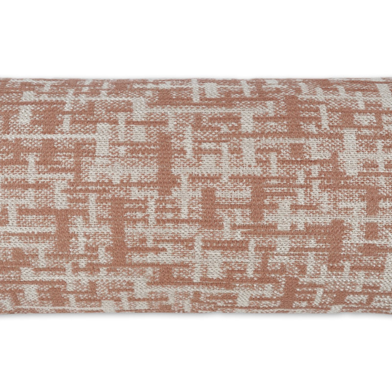 Zahwe Outdoor Throw Pillow, Rose, Rectangle 12"H x 24"W