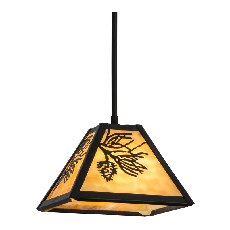 Luminaire suspendu géométrique 1 lumière Winter Pine