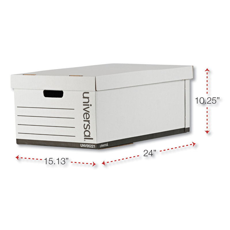 Lift-Off Lid File Storage Box, 12/Carton