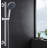 Adjustable Slide Bar Shower System – 5-Function Handheld Shower With Wall-Mounted Slide Bar & Hose-113696016