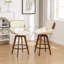 Tabourets pivotants en similicuir l 20,47 po Shontina-442467287-455001313