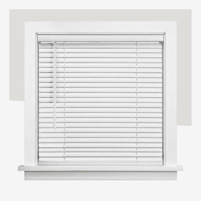 Cordless Vinyl Mini Blinds with 1 in. Slats, Room Darkening Horizontal Window Blinds, Easy Install, Child Safe