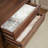 Solid Wood Coat Rack Nightstand with Dual Drawers