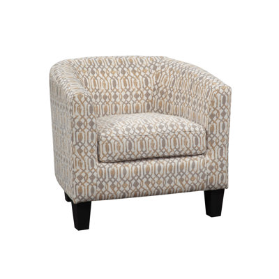 Ellen Enzo Upholstered Barrel Chair
