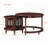Vintage Round Nesting Coffee Table