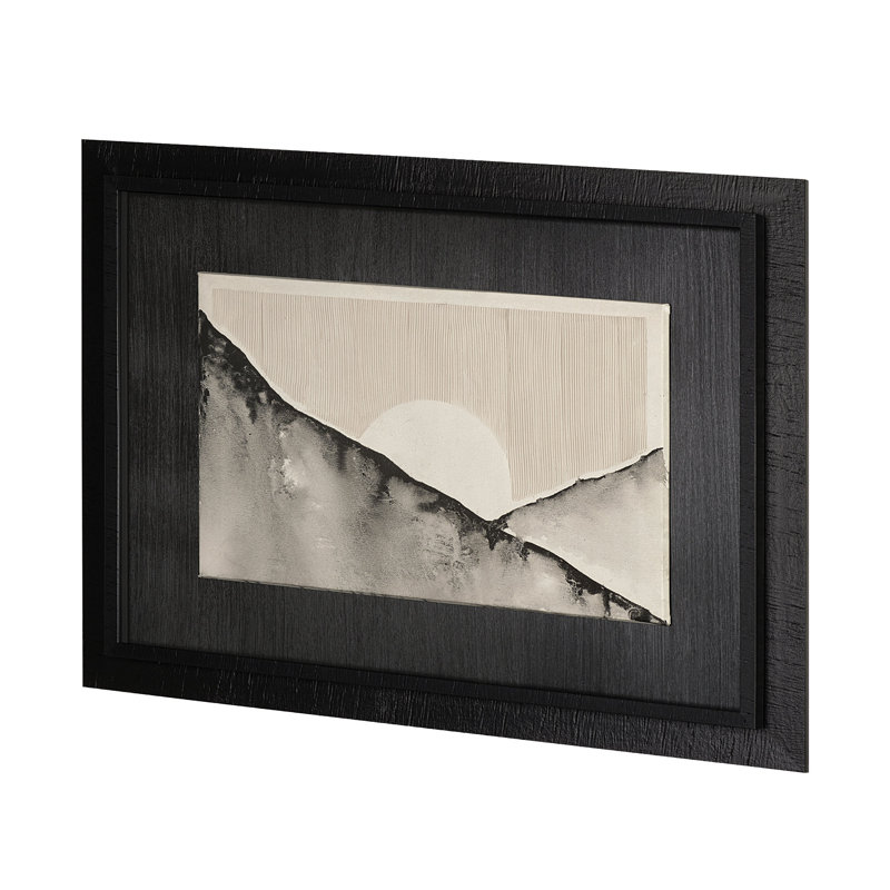 Sunrise L a, œuvre d'art originale sous verre faite à la main