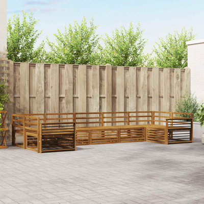 404cm Wide Patio Sectional Set