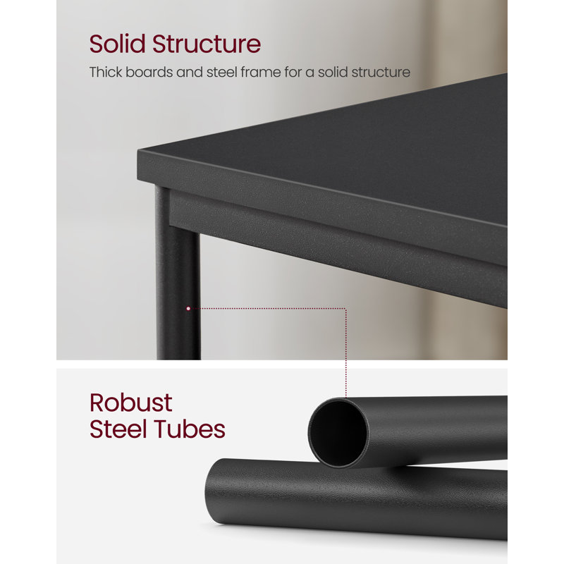 Alino End Table, Black