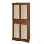 Armoire à 4 portes avec 1 tiroir, 4 tablettes intérieures réglables, armoire de rangement-129180635-129180633