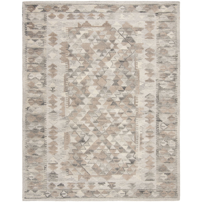 Wyndham Hand Tufted Wool Oriental Rug, Rectangle 5' x 8'