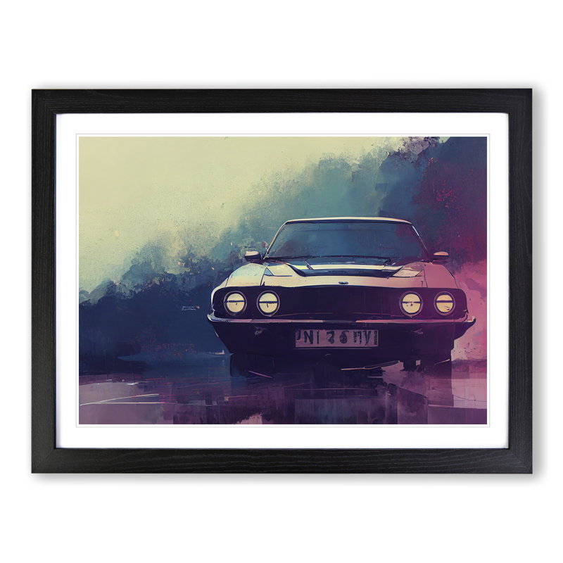 Concept Car Vol.5 - Framed Print, Black, 34cm H x 46cm W x 2cm D