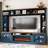 95" W Wall Unit Entertainment Center with Electric Fireplace & Bookshelves for TVs up to 80"-1956966172-1958465383