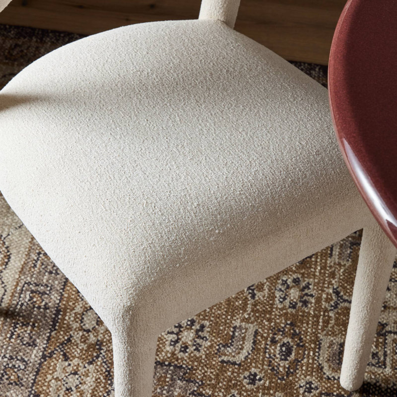 Beverly Upholstered Dining Chair, Crypton Wayfarer Snow